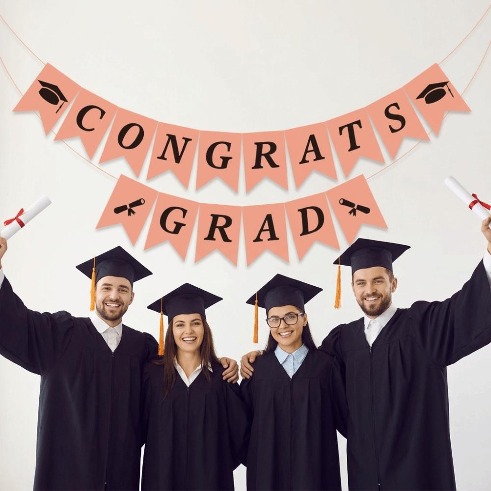 Creative Graduation Banner Garland Celebration Paper Pull Flag  School Celebrations