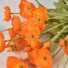 4 Heads Artificial Bouquet Simulation Poppies Fake Silk Flower For Home Wedding Party Decoration