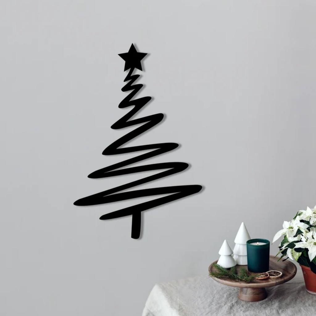 1pc Classic Christmas Tree Wall Art - Decorating the Bedroom, Living Room and Windows