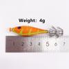 2pcs 2022 Luminous Jigs Lead Sinker weave Squid Hook Wood Shrimp Lures Fishing Tackle Octopus Bait