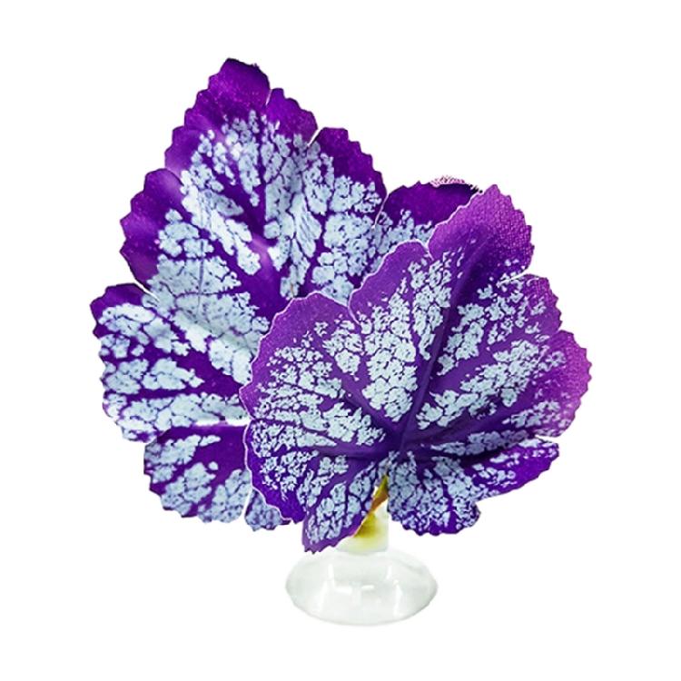 

Betta Fish Hammock Plant Suction Cup Leaf Bed Realistic Leaf Pad Resting Bed for Fishtanks Aquariums Habitats Decoration 1 фиолетовый