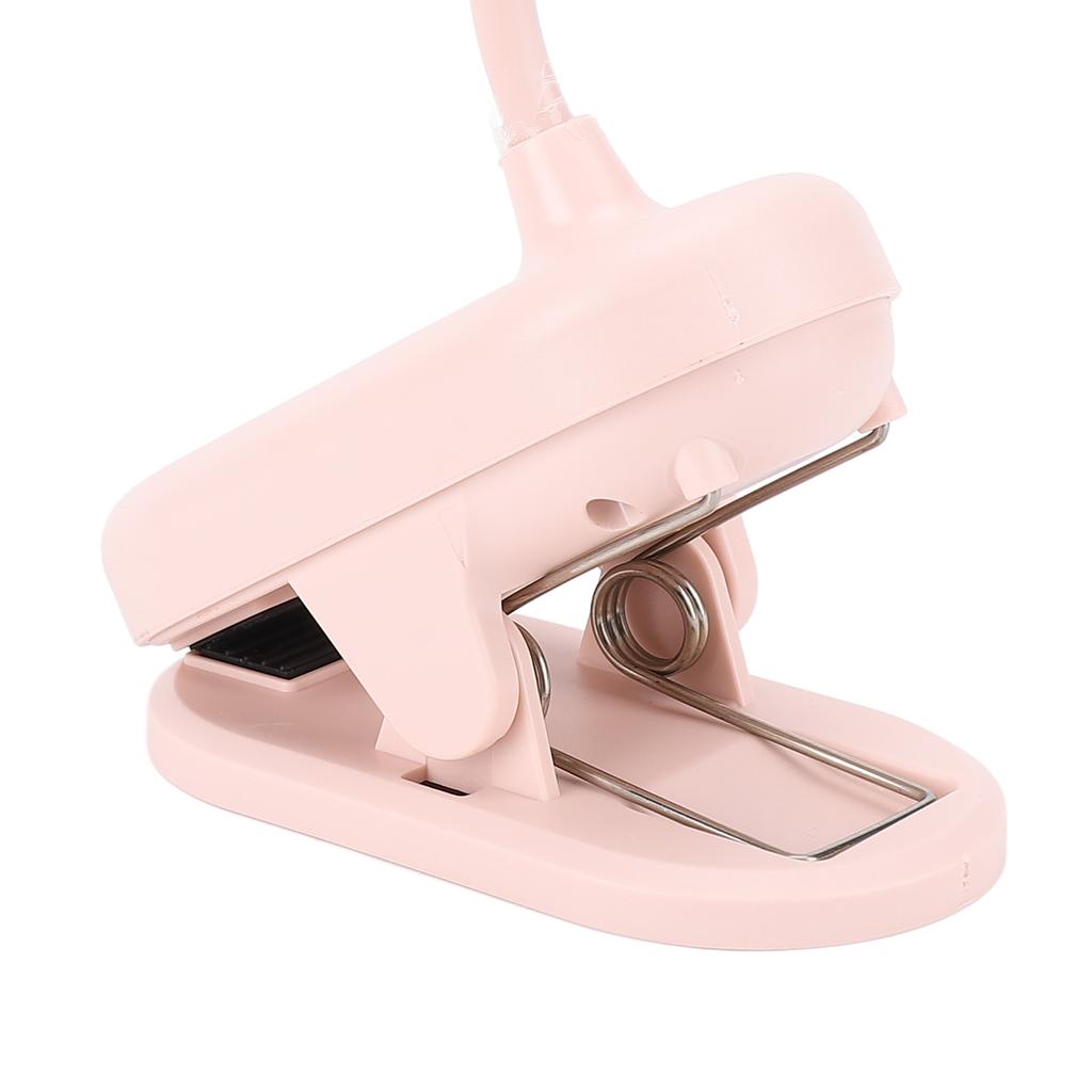 Pinker kleiner Clip-Ventilator Stilvoll und einfach USB-wiederaufladbarer Miniatur-Tischventilator für Zuhause