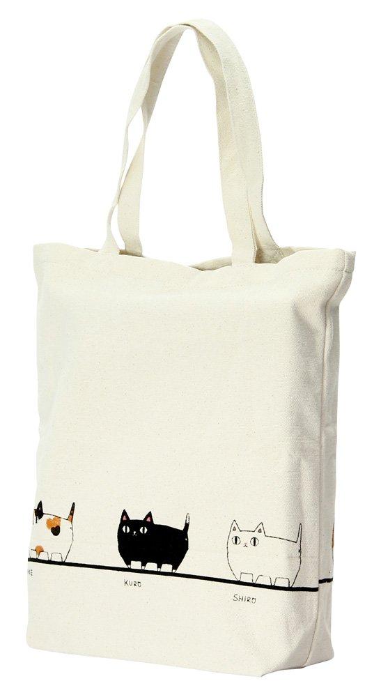 

Ceramic Ai Tote Bag, Large, Cat 3 Brothers March, Size: Approx. W36 D11 H37 13075