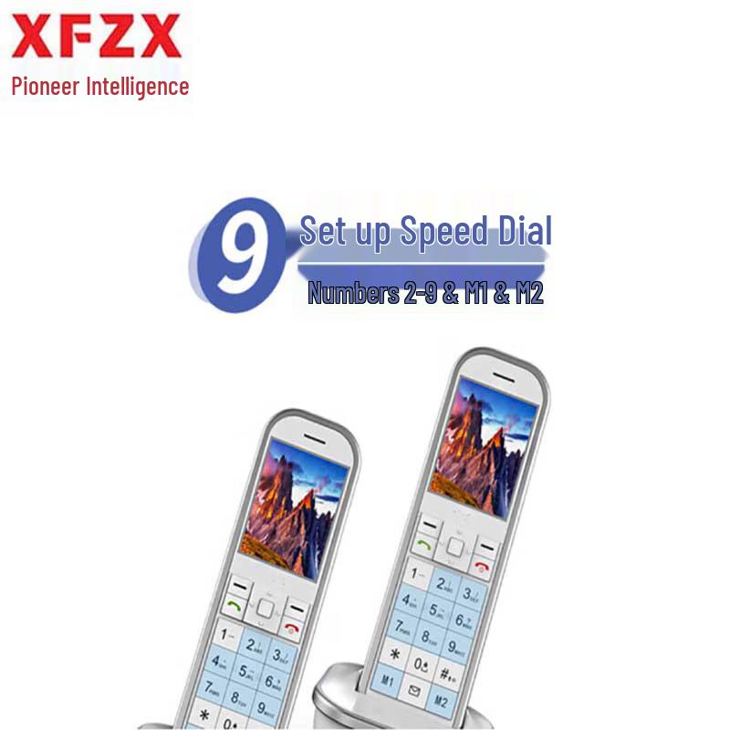 XFZX Pioneer XF-KM9 4G Kabelloses Tischtelefon CN-Stecker (Adapter enthalten)