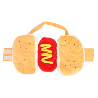 Cotton Yellow Pet Hot Dog Dress Hamburger Clothing Warm Clothes Supplies for Dogs