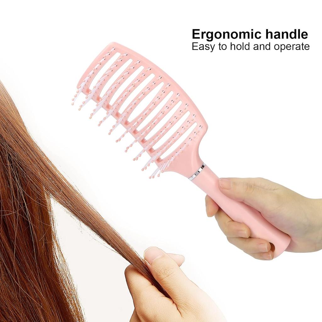 Hair Brush Scalp Massage Comb Hairbrush Women Wet Curly Detangle Hair Brush for Daily Hair Care Salon Hairdressing Styling Tool