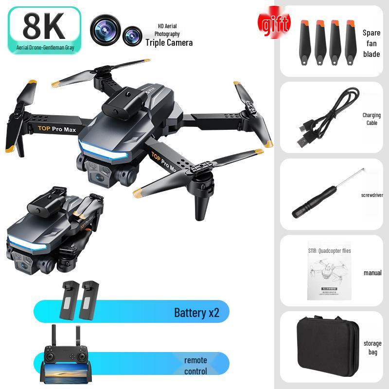 A15 Pro Folding Drone with Obstacle Avoidance and Remote Control