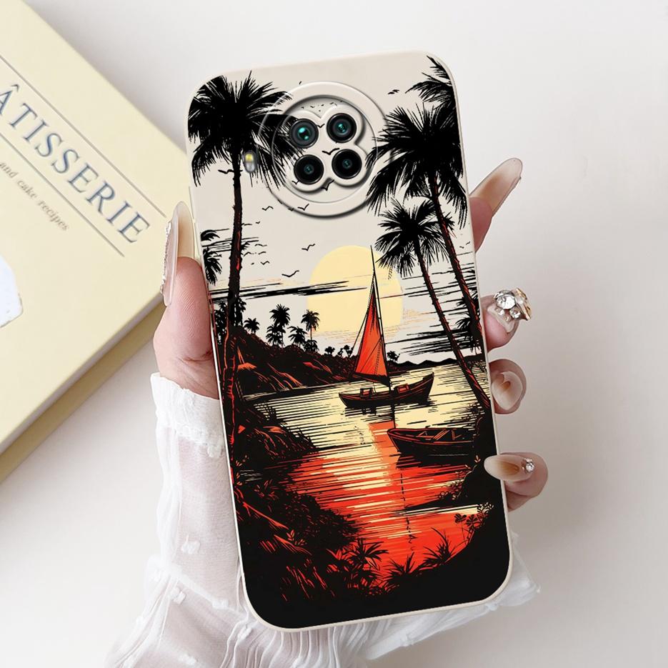 For Xiaomi Mi 10T Lite 5G Case Cute Cat Cartoon Cover Soft TPU Matte Phone Case For Xiaomi Mi 10i Mi10i 10TLite 5G Fundas Bumper