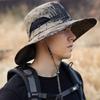 Camouflage Fishermans Hat Summer Outdoor Sun Protection With Wide Brim For Men