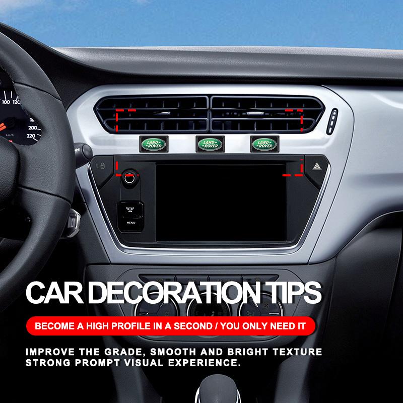 Auto Styling 3D Epoxid Auto Lenkrad Armaturenbrett Dekorationsaufkleber für Land Rover SVR Discovery Velar Defender Range Rover L322 L405
