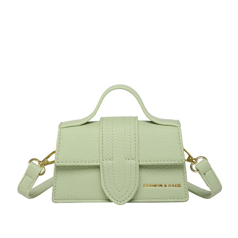 2025 Trend European and American Personality Portable Mini Square Bag Versatile Temperament Design Sense Crossbody Change Bag Woman