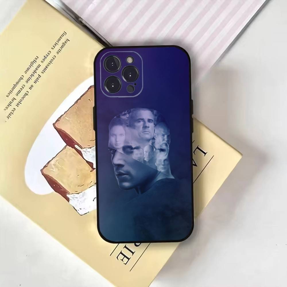 Prison Break TV Series Phone Case For iPhone17,16,15,14,13,12,11 Plus,Pro Max,Soft Black Cover