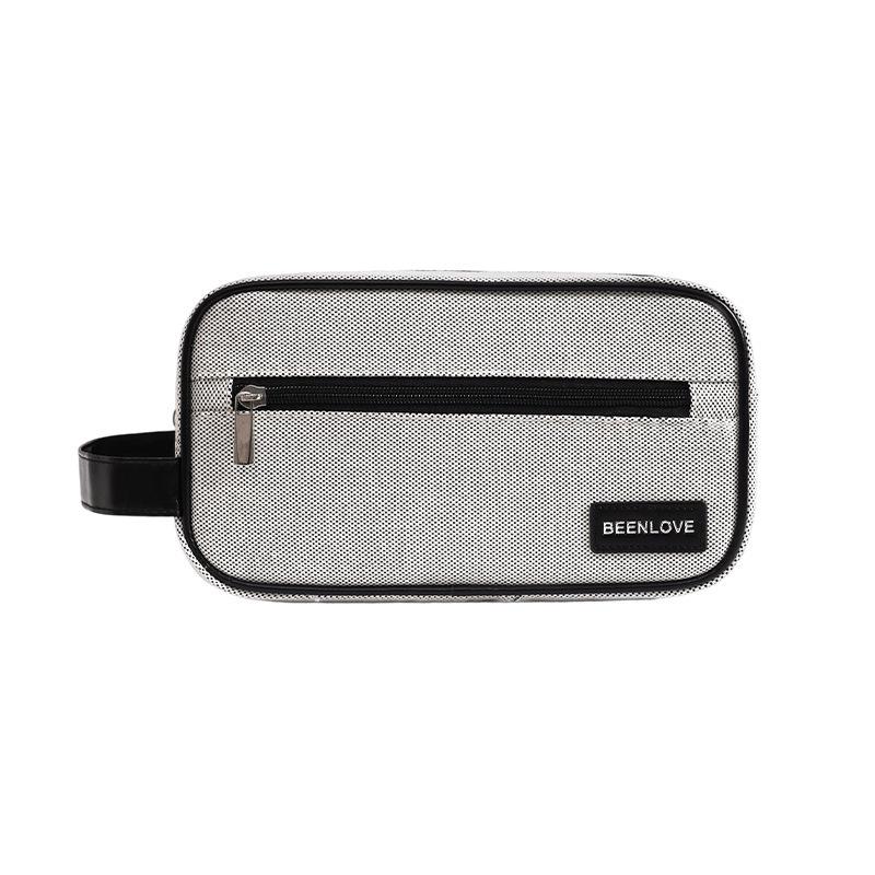 

Large Capacity Canvas Travel Makeup Bag - High-End Portable Cosmetic Handbag чёрный