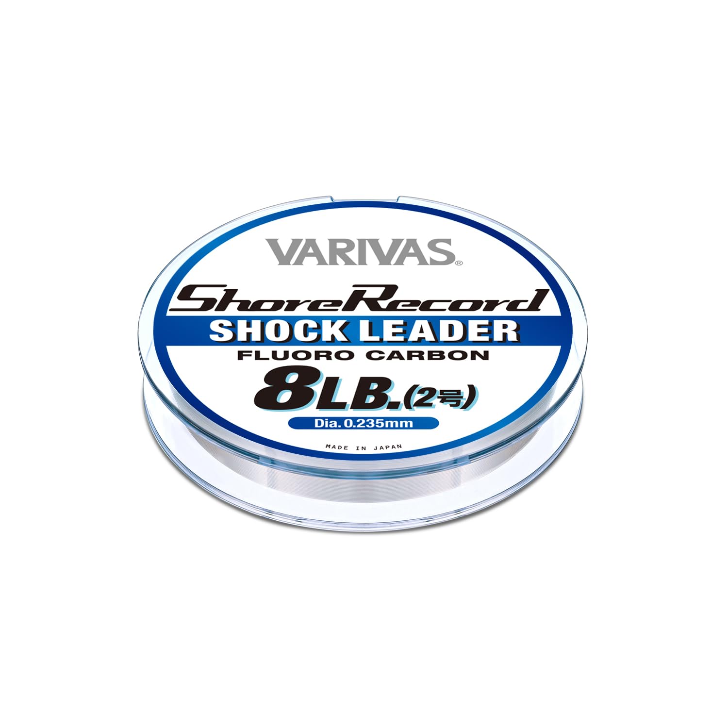 

VARIVAS Shore Record Shock 8lb Leader, Fluorocarbon, 30m, (2-gou)