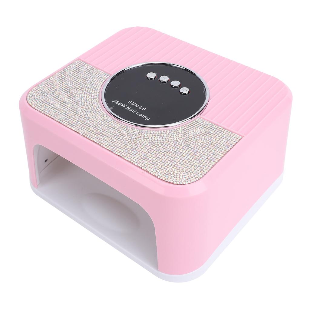 LED Nail Lamp Automatic Sensor LED Nail Curing Light Portable High Power Nail Dryer for Home and Nail Salon EU Plug