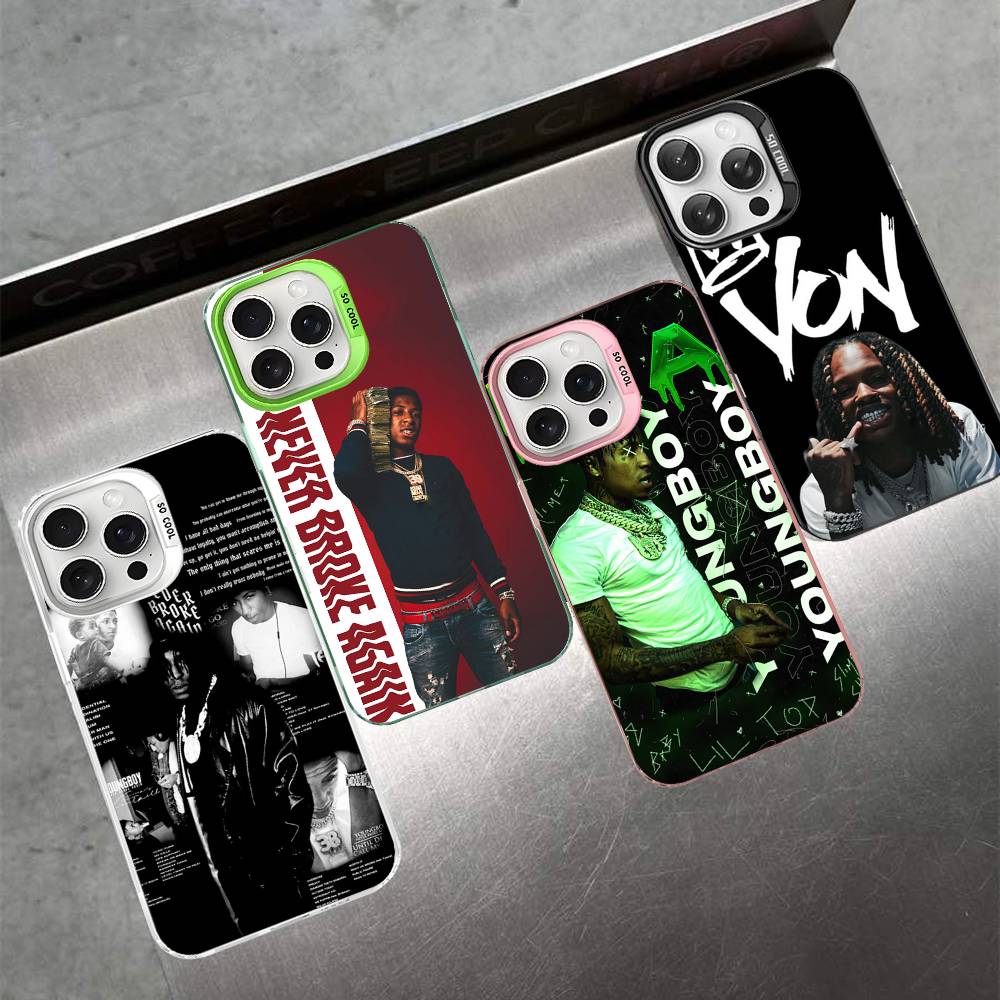 Rapper Youngboy Never Broke Again For IPhone 17 16 15 14 13 12 11 Pro Max Plus Matte Color Back Phone Cover