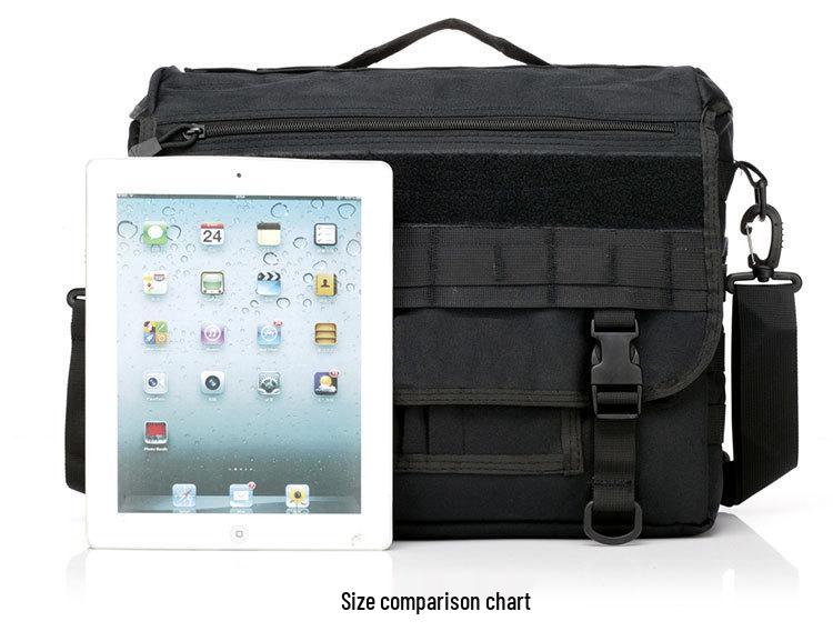 Men's & Women's Outdoor Tactical Crossbody Bag - Camouflage Black Hawk Laptop Backpack