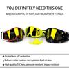 NAFEIB Motorcycle Motocross Sunglasses, Windproof & Shatter-Resistant Goggles for MTB, ATV & Off-Road Sports