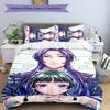 3pcs The Apothecary Diaries Design Cover Set - HD Printed Bedding with 1 Cover and 2 Pillowcases - Perfect for Home and Dorm Decor