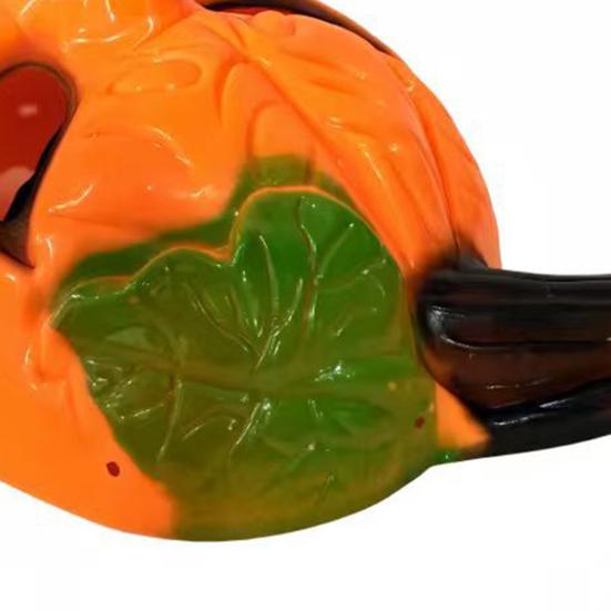 Hard Material Horror Mask Halloween Pumpkin Face Mask, Scary Lantern Party Costume Accessory Breathable Props for Secret Room Games