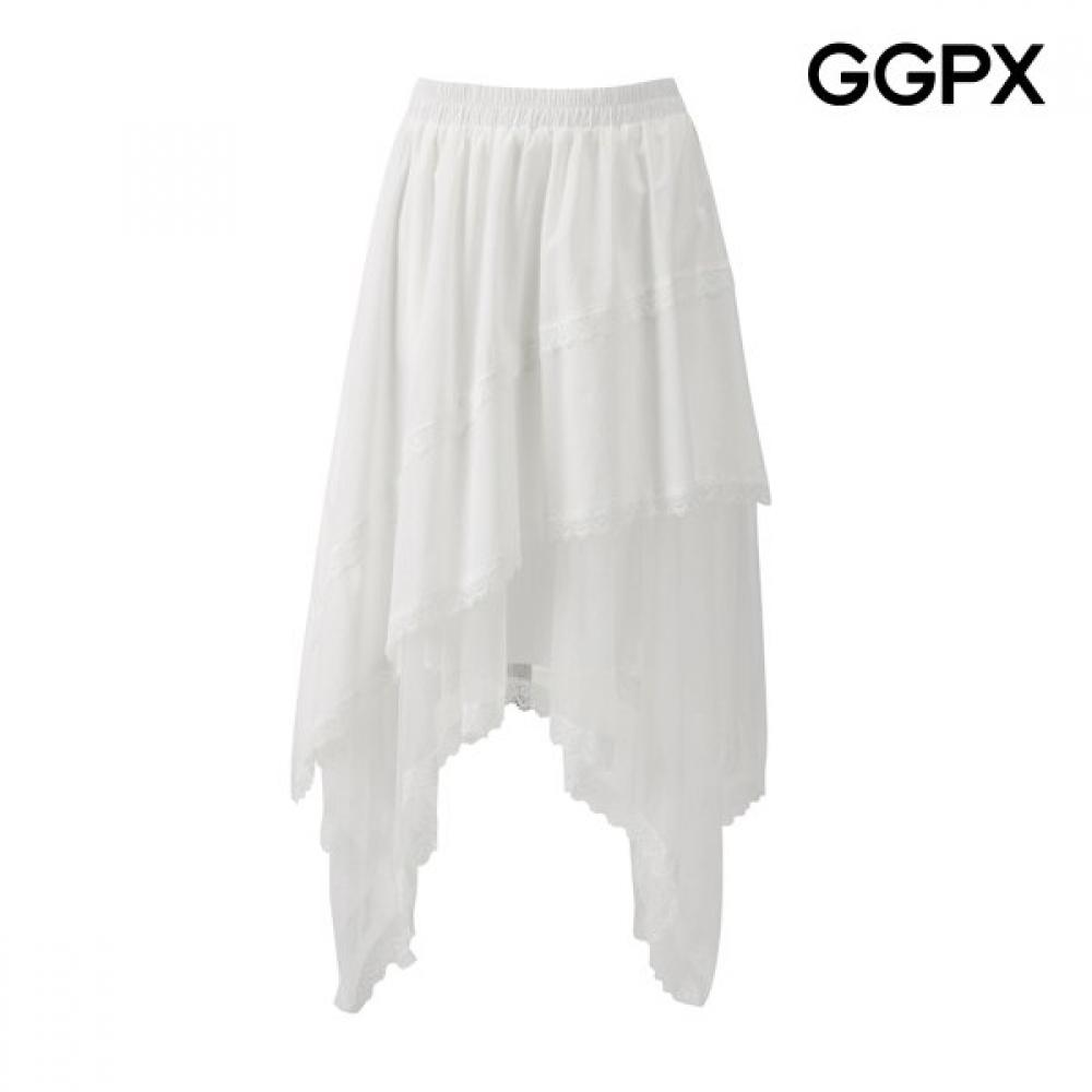 Ggpx New York Unbalanced Skirt Gq6sk012f white/F