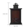 Decorative Fireplace Lantern Tabletop Flameless LED Lantern Hanging Lantern For Indoor Outdoor