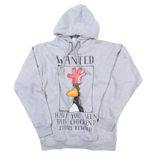 Wallace und Gromit Unisex Erwachsenen-Hoodie mit Federn und Steckbriefmotiv von McGraw