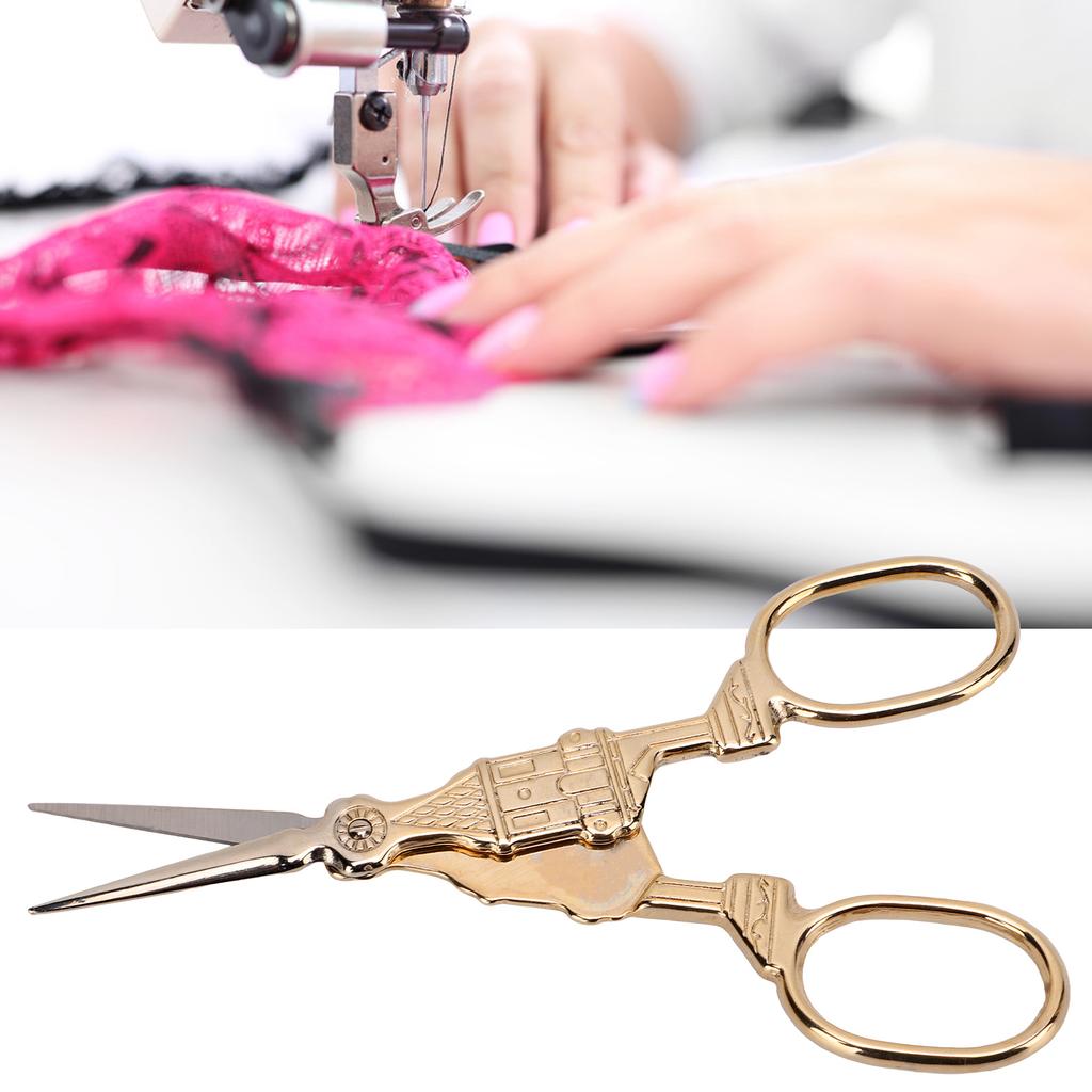 Vintage Scissors Stainless Steel Corrosion Resistant Sharper Blades Effort Saving Multifunction   Craft Scissors