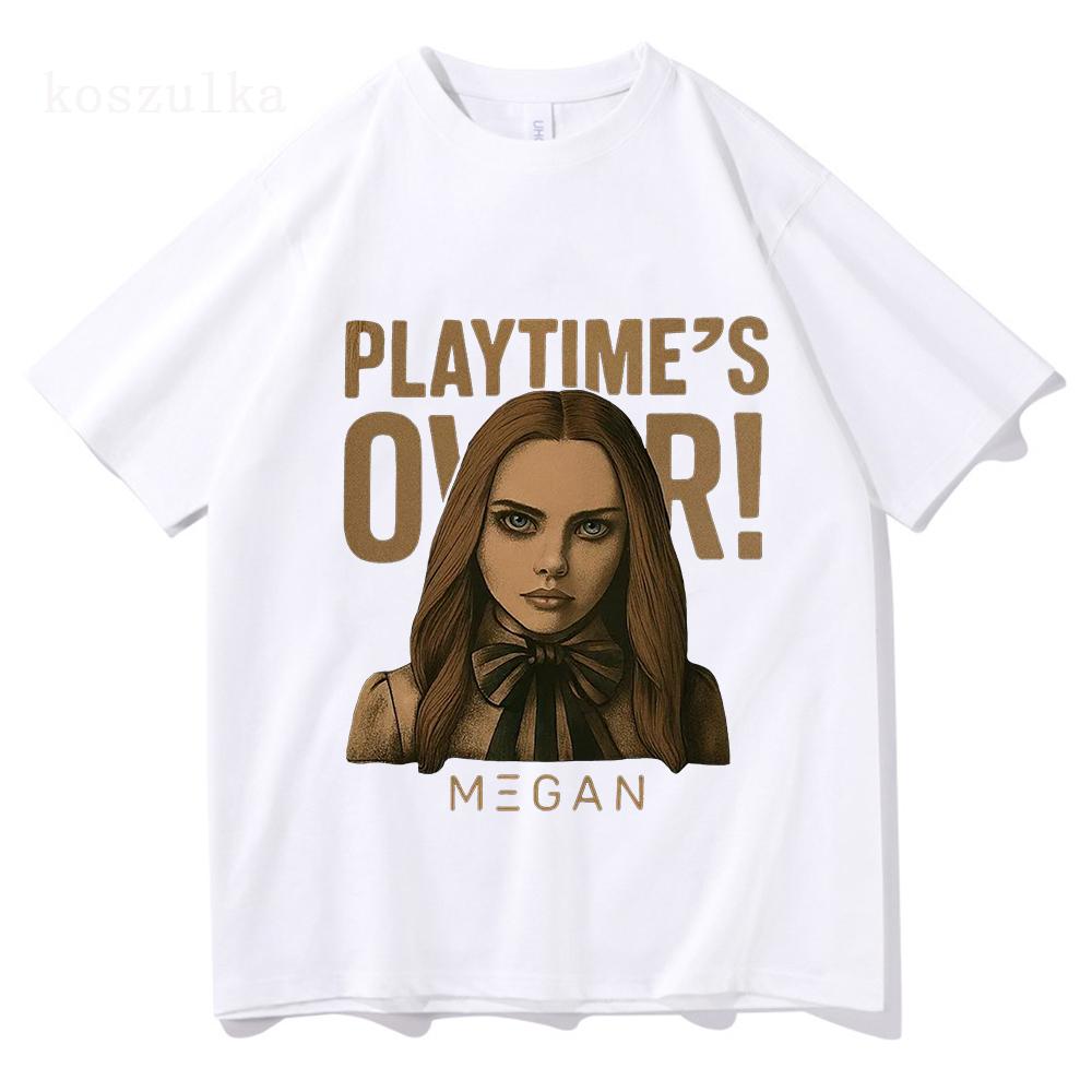 

M3GAN 20 Pop Art TShirt 2025 Movie SciFi Horror Graphic Tshirts Short Sleeve Cotton Female T Shirt Fashion Film Printing Tees M
