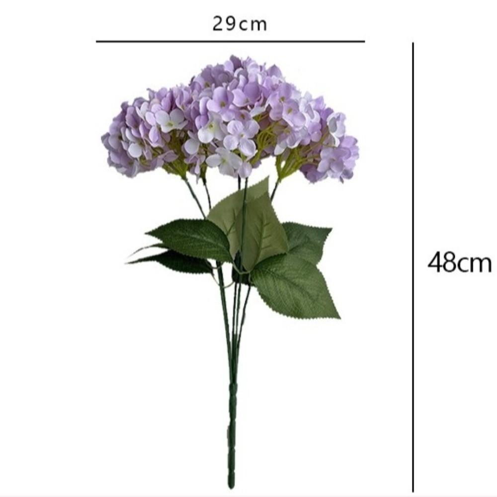 Multi-head Simulation Hydrangea Bouquet Big Head DIY Artificial Flower Bouquet Floral Arrangement French Hydrangea