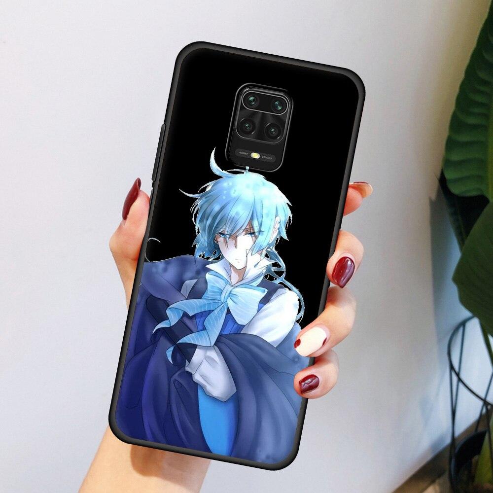 Anime Die Fallstudie von Vanitas Telefon Fall Für Xiaomi Redmi Hinweis 9S 9 8 7 10 Pro 8T 9C 9A 8A K40 Weiche Schwarze Abdeckung Coque Funda
