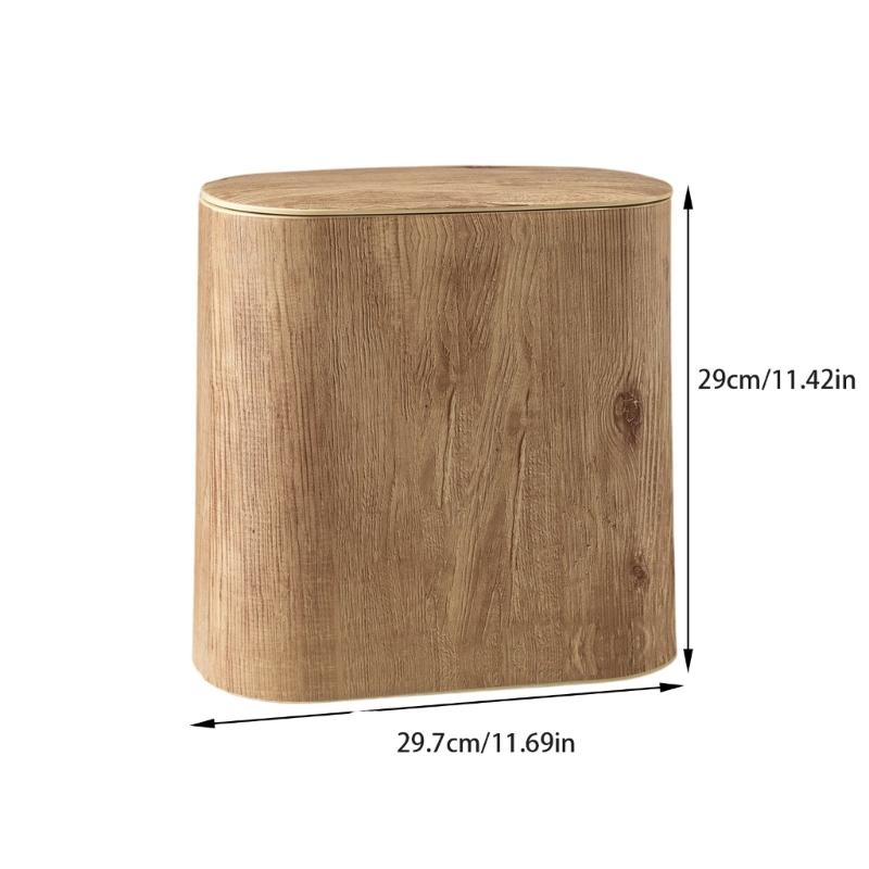 Modern Design Press Open Trash Bin Waste COntainer Basket For Home Kitchens Bathroom Narrow Space Garbage Can
