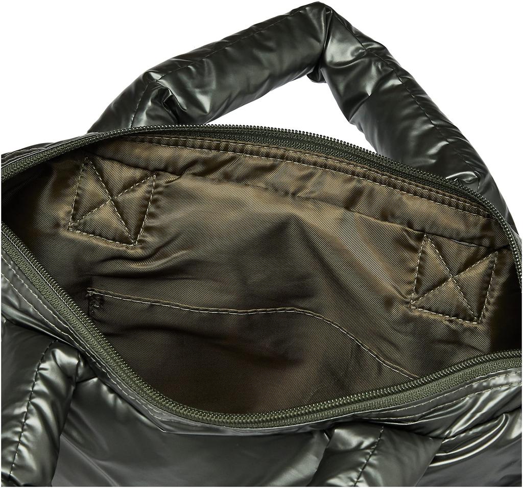 ROOTOTE Women's Feather-Filled Small Tote Bag, LT Featherloo Deli, Color B 1470, Dark Khaki, Free Size