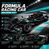 Formula Racing Building Block Car Kit Aerodynamic Design Functional Steering Mechanical Brick Model Toy For Christmas Gift