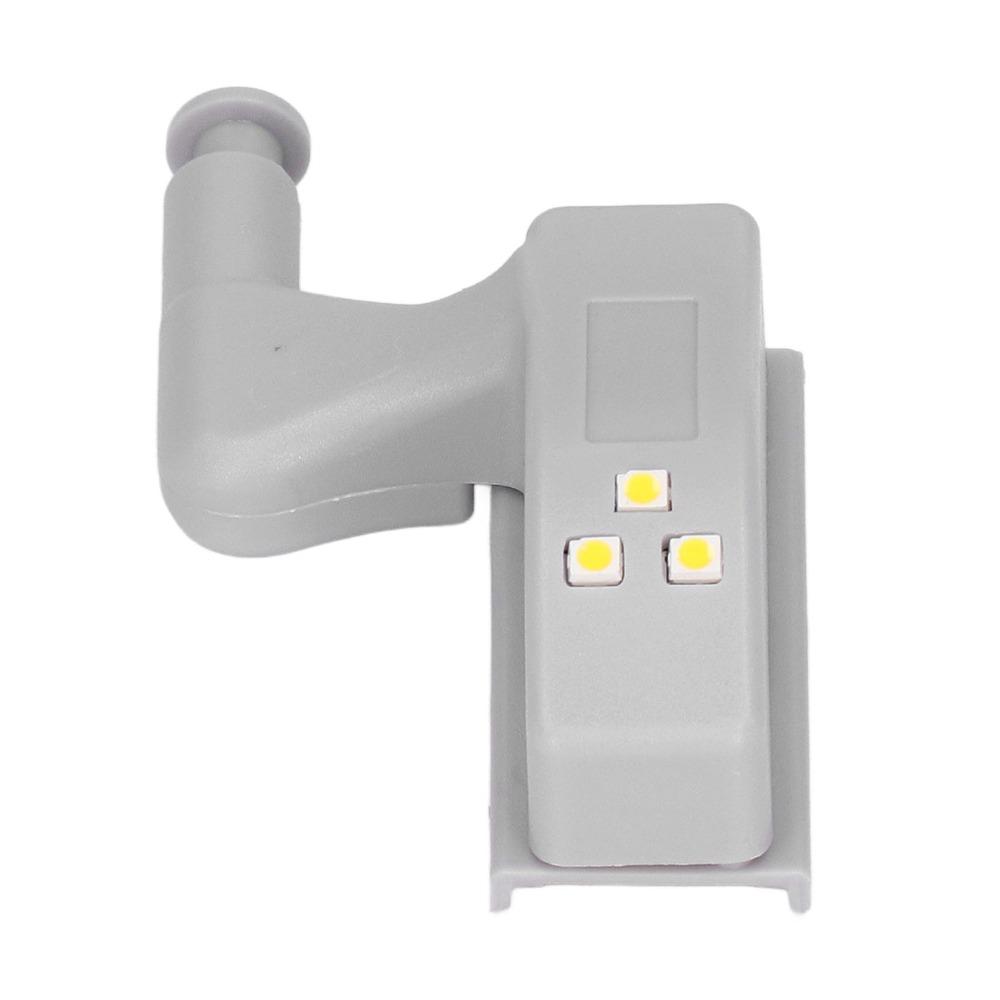 10 Pack Warm White Cabinet Hinge Light 3 LED Beads Closet Wardrobe Light LED Night Light Home Decor