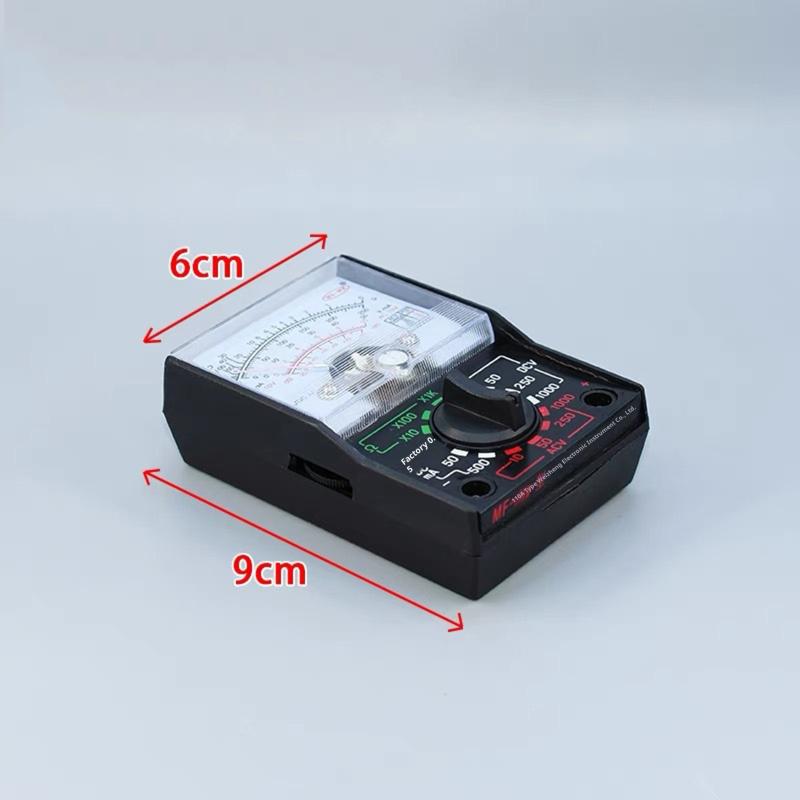 Portable Mini Electric Analog Multimeter Tester Handheld Pointer Voltage Multimeter School Student Experiment Supplies