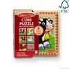 Melissa & Doug Wooden Animal Cube Puzzle, 16 Pieces, 775 Pieces, Authentic