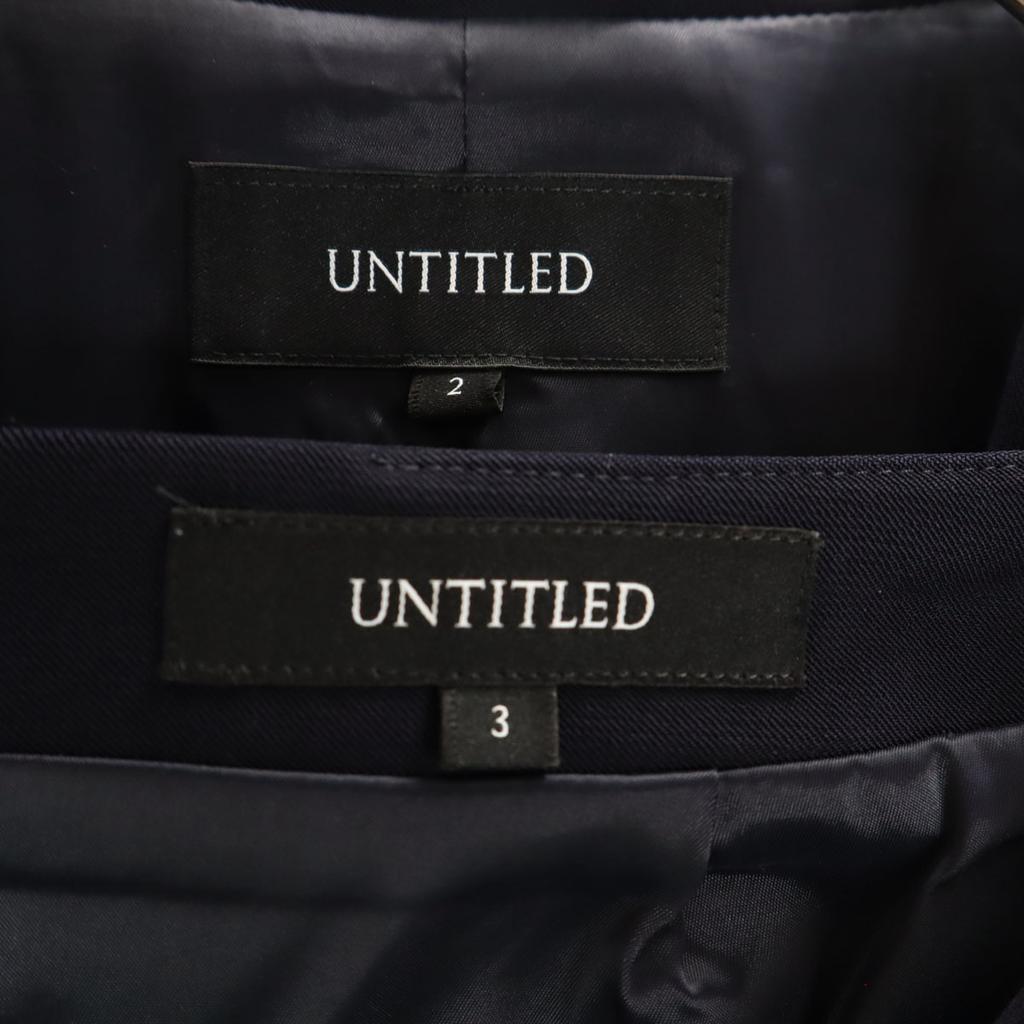 UNTITLED made in Japan Skirt suit Setup 2 Navy Women Used