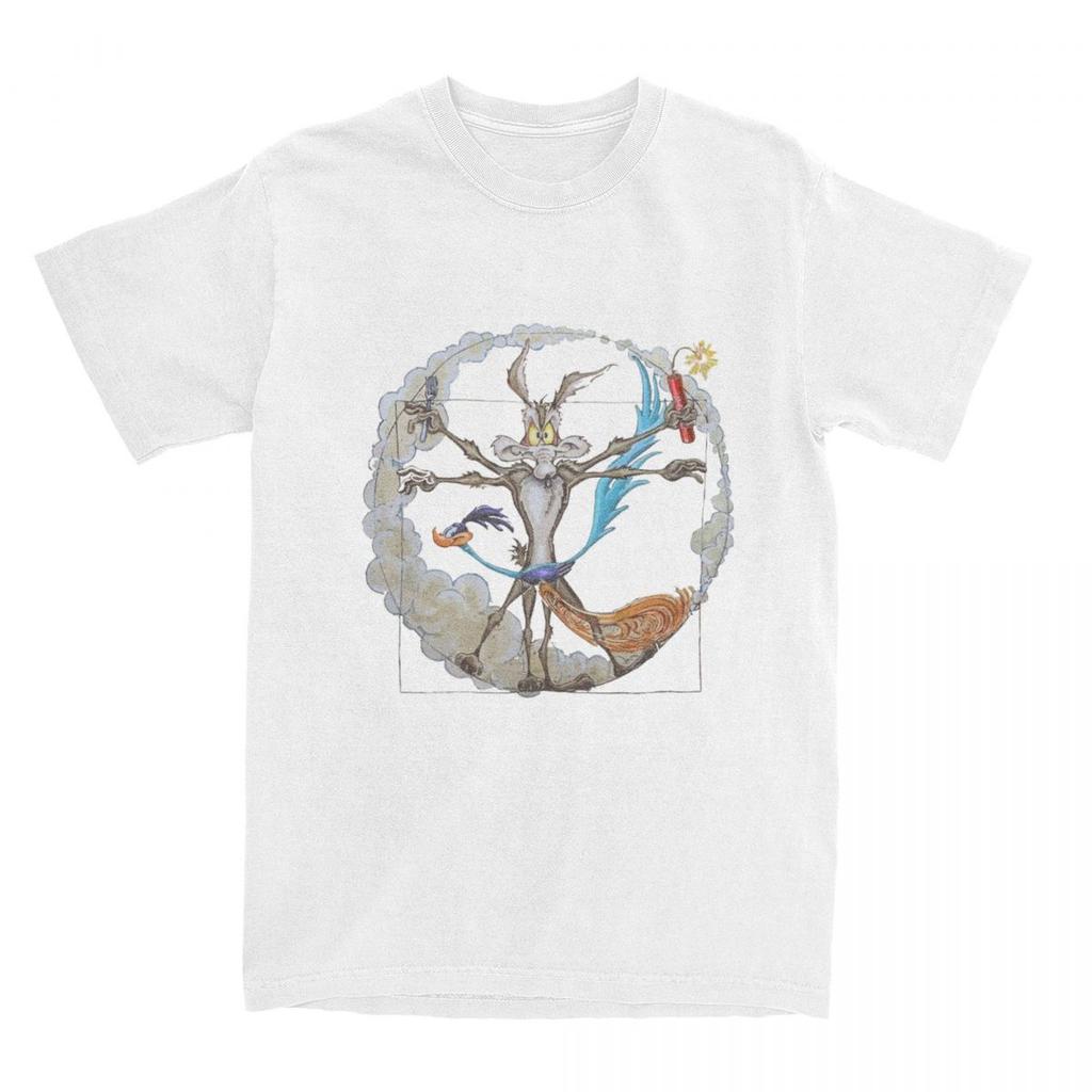 Roadrunner And El Coyote 13 T Shirt Men Women 100 Cotton Funny TShirt Round Collar Tees Short Sleeve Clothes Graphic Printed
