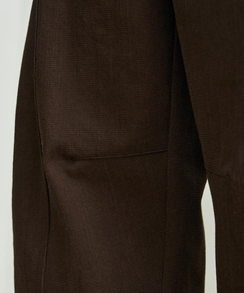 ROTEMBER Dobby Panel Wide Pants [Brown]