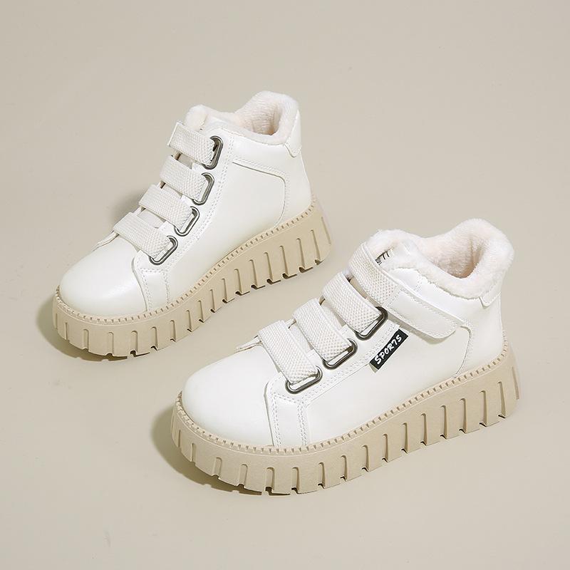 Little white shoes autumn new female students casual high-top versatile board shoes street shot