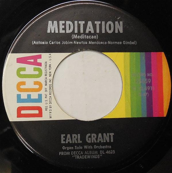

7inch Record EARL GRANT Meditation 25659 Decca 1956 US Pop Used