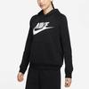 Nike Sportswear Rally Large Logo Print Knit Hoodie Women Hoodies Black CU1507-010