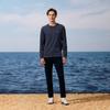 NAUTICA T-Shirts Men's Crew Neck Moderate Straight Fit TE5301