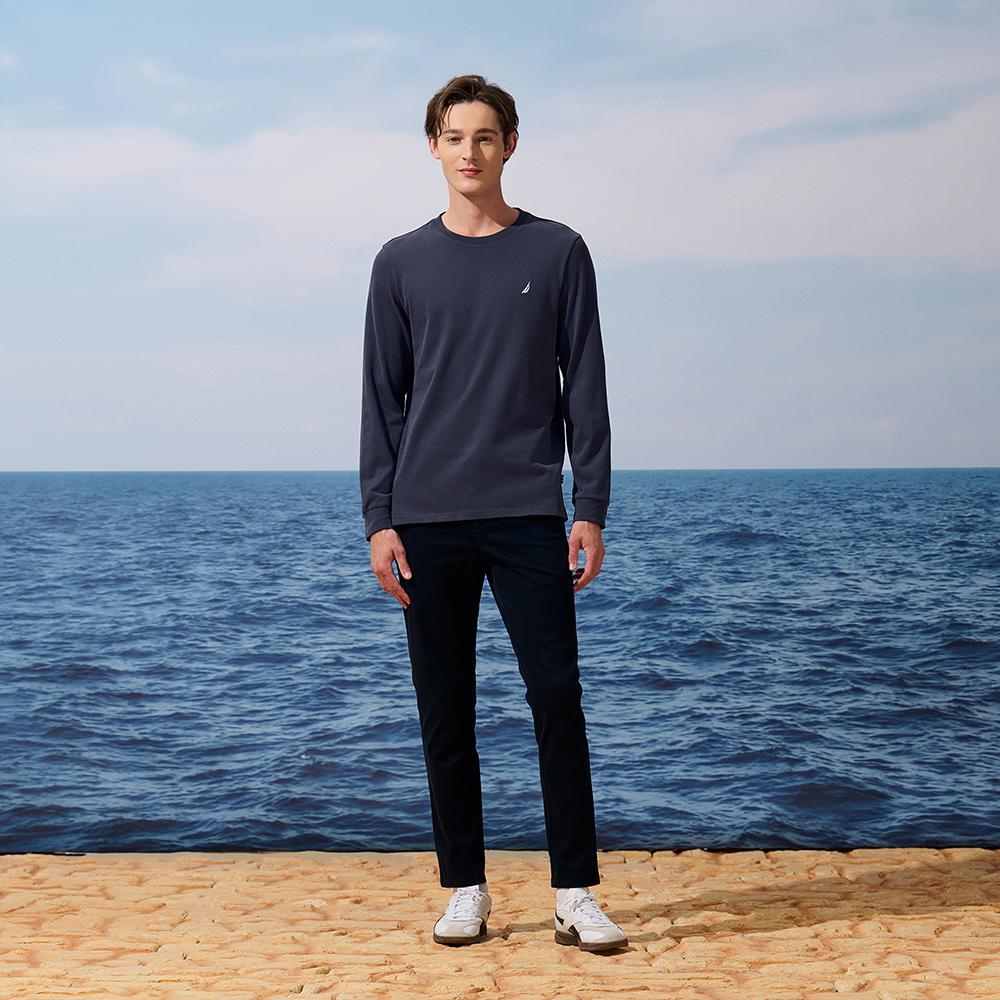NAUTICA T-Shirts Men's Crew Neck Moderate Straight Fit TE5301
