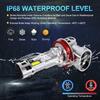 MAXGTRS 2PCS Canbus H7 H8 H11 LED 30000LM Super Bright Headlights 9005 HB3 9006 HB4 9012 HIR2 Led Lamp with Double Turbo Fan