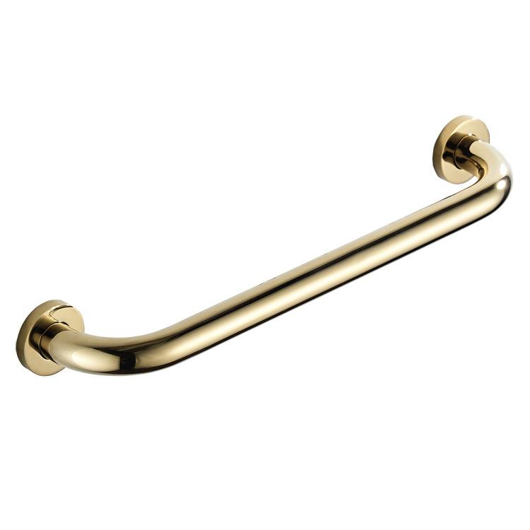 1Piece Brass Bath Shower Safety Grab Bar Handicapped Elderly Towel Hanging Rose Gold Oil Rubbed Bronze Antique Anti-slip Rail