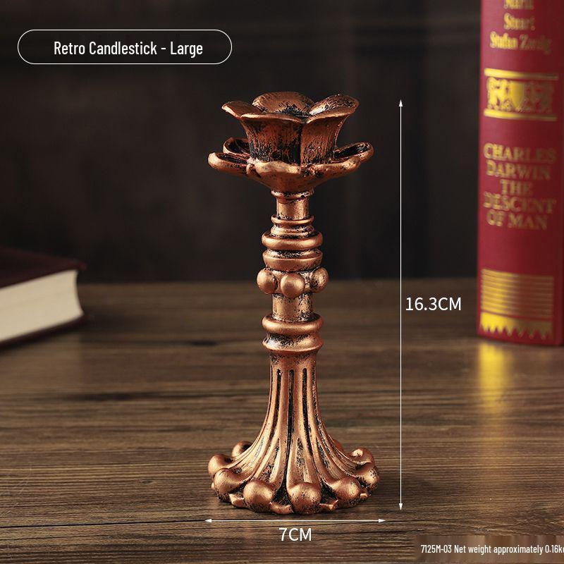 Винтажный европейский подсвечник для элегантной обеденной атмосферы