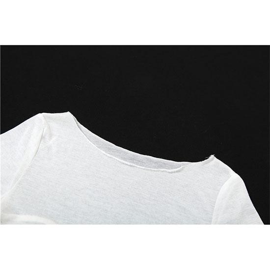 Durchsichtiges Netz-Crop-Top Damen Pullover Trägerlos Kurz Strick Crop-Tops Damen T-Shirt Sexy Schulterfreies T-Shirt