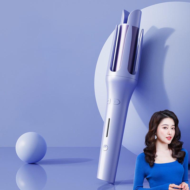 32mm Ceramic Automatic Rotating Curling Iron - Safe for Hair, Stylish Design